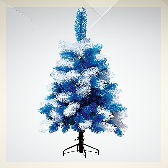 Искусственная ёлка Monterey Mix-3 Pine. Ёлка новогодняя, искусственная. Материал – металл, пвх. Цвет – белый, синий.
