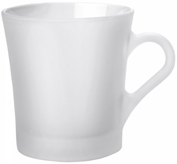 Матовые стеклянные кружки под нанесение логотипа 1804 Frozen Mug Bell. Стеклянные матовые кружки под нанесение логотипа, ёмкость кружек - 0,25 литра, высота – 9 см., диаметр – 8,7 см. Печать логотипа на кружках Frozen Mug Bell - деколь.