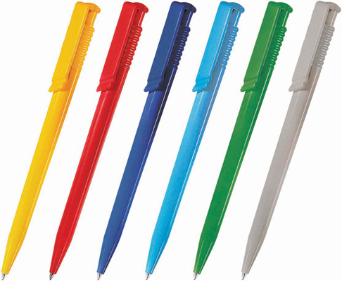 Шариковая ручка под нанесение логотипа Lecce Pen 201 OCEAN. Шариковая ручка с цветным пластиковым глянцевым корпусом и клипом-кнопкой.