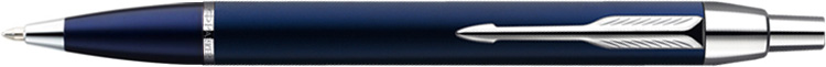 S0856460. Шариковая ручка Parker IM Blue. Шариковая ручка Паркер с кнопочным механизмом, отделка ручки - ярко-синий лак и хромированные детали дизайна.