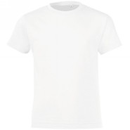 701183.102 Футболка детская Sol's Regent Fit Kids, цвет - белый. 701183.102 Футболка детская Sol's Regent Fit Kids, цвет - белый, 100% хлопок, плотность 150 гр. Футболка выкроена из трикотажного полотна, короткие рукава, воротник связан резинкой с эластаном.